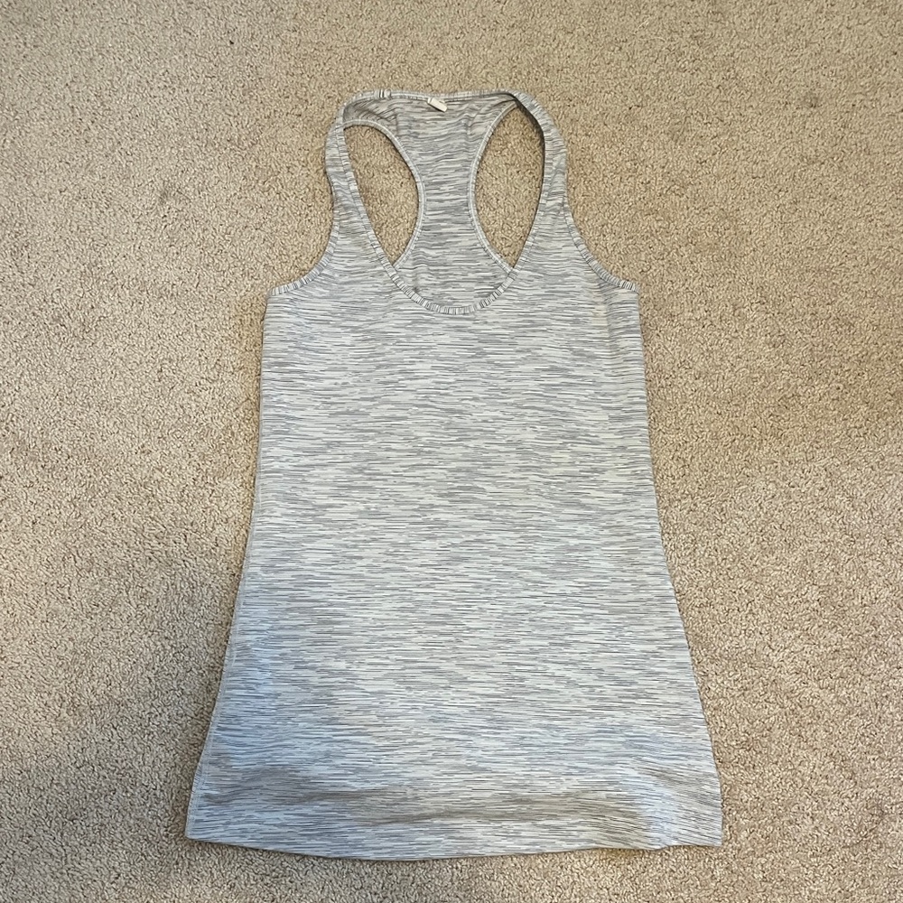 Lululemon Gray Racerback Tank Top